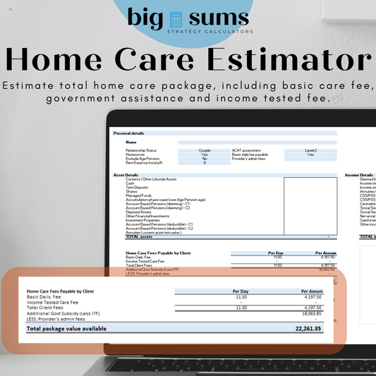 Home Care Package Fee Estimator 2023/24