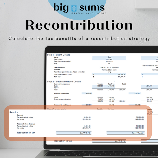 Recontribution Strategy Calculator