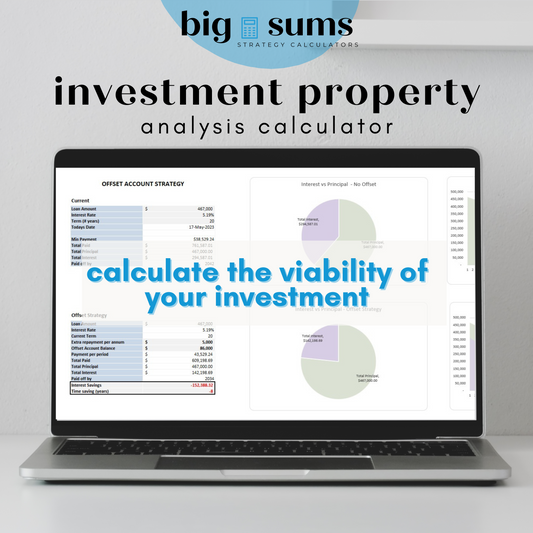 Investment Property Analysis Calculator - FY 23/24