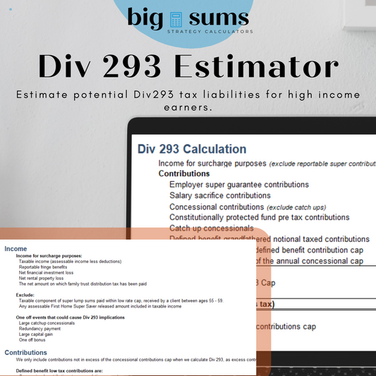 Div 293 Estimator