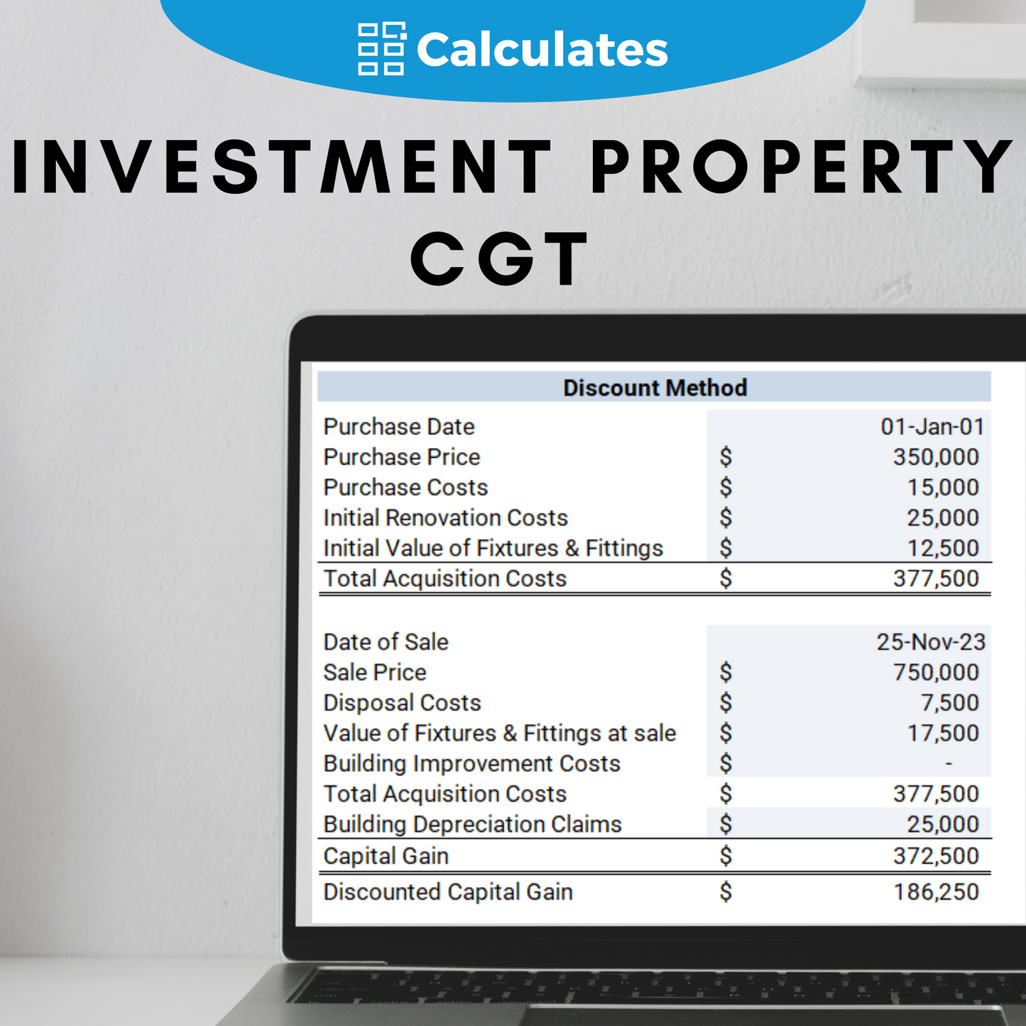 Capital Gains Tax Calculator - FY 23/24